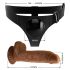 Cinta Pretty Love com Dildo Universal - 17 cm (Preto)