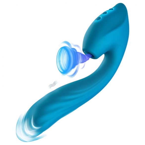 Vibeconnect - Vibrador à prova d'água para G-ponto e clitóris (azul)