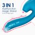 Vibeconnect - Vibrador à prova d'água para G-ponto e clitóris (azul)