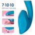 Vibeconnect - Vibrador à prova d'água para G-ponto e clitóris (azul)