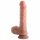 Dildo Realista - Dual Density com Ventosa e Testículos 20cm (Natural)