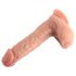 Dildo Realista - Dual Density com Ventosa e Testículos 20cm (Natural)