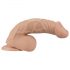 Lovetoy Real Extreme - Dildo com ventosa e escroto - 23cm (natural)