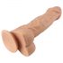 Lovetoy Real Extreme - Dildo com ventosa e escroto - 23cm (natural)