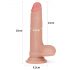 Dildo Realista Lovetoy - 18cm (Natural)