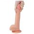 Lovetoy Nature - Dildo realista com base, 21cm (natural)