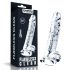 Dildo Transparente com Ventosa - 19cm Lovetoy Flawless