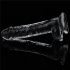 Dildo Transparente com Ventosa - 19cm Lovetoy Flawless