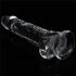 Dildo Transparente com Ventosa - 19cm Lovetoy Flawless