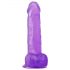 Lovetoy Jelly Studs - Dildo realista com base - 20cm (roxo)