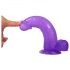 Lovetoy Jelly Studs - Dildo realista com base - 20cm (roxo)