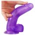 Lovetoy Jelly Studs - Dildo realista com base - 20cm (roxo)