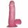 Lovetoy Jelly Studs - Dildo Realista com Base 15cm (Rosa)