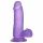 Lovetoy Jelly Studs - Dildo realista com base - 15cm (roxo)