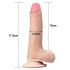 Dildo Sliding-Skin 18cm - Toque realista!