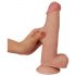 Lovetoy Sliding-Skin - Dildo 21cm Dupla Camada (Natural)