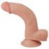 Lovetoy Sliding-Skin - Dildo 21cm Dupla Camada (Natural)