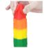 Lovetoy Prider - Dildo de silicone realista 19cm (arco-íris)