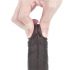 Lovetoy Sliding-Skin - Dildo Duplo Camada 18cm (marrom)