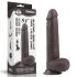 Lovetoy Sliding-Skin - Dildo Duplo - 23cm (marrom)