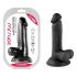 Mr. Rude - Dildo realista com ventosa e testículos 17cm (preto)