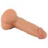 Sr. Atrevido - Dildo com ventosa e escroto 19cm (natural)