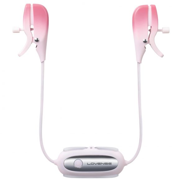 LOVENSE Gemini - grampos vibratórios inteligentes rosa