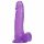 Dildo Tracy's Dog Jelly 8 c/ ventosa e testículos (roxo)