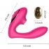 Tracy's Dog 2 - Vibrador 2em1 com ondas de ar (rosa)