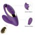 Vibrador 2 em 1 Tracy's Dog com ondas pulsantes (roxo)