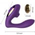 Vibrador 2 em 1 Tracy's Dog com ondas pulsantes (roxo)