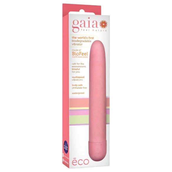 Vibrador Eco Pink Gaia L - Amigo do Ambiente, Tamanho Grande