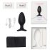 LOVENSE Hush 2 L - Vibrador Anal Pequeno Recarregável (57mm) - Preto