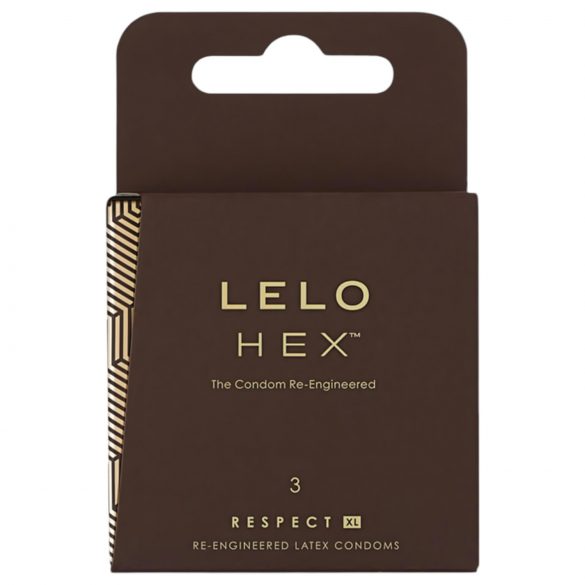 LELO Hex Respect XL - Preservativo de Luxo (3 unid.)