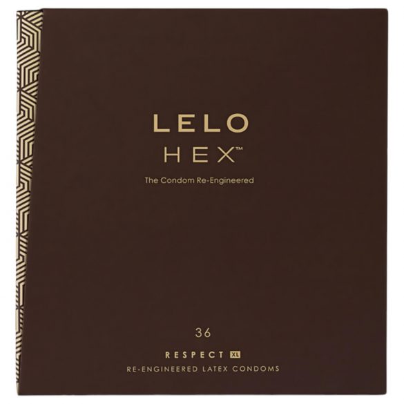 LELO Hex Respect XL - preservativo de luxo (36un)