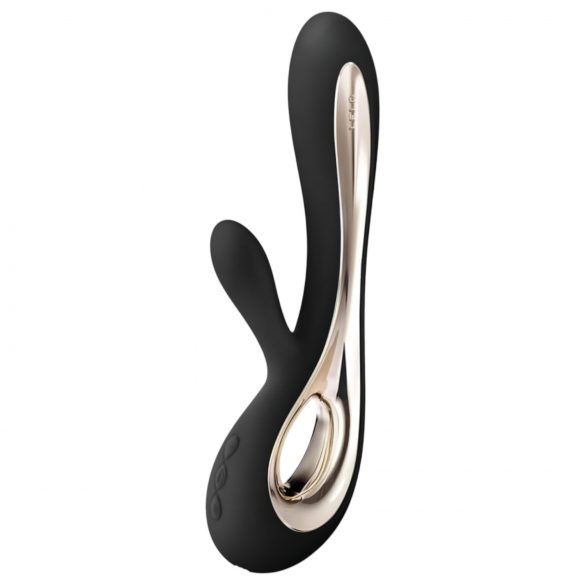 LELO Soraya 2 - Vibrador à prova d'água, com braço clitoriano (preto)