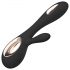 LELO Soraya Wave - Vibrador recarregável com braço clitoriano (preto)