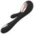 LELO Soraya Wave - Vibrador recarregável com braço clitoriano (preto)