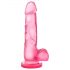 bjours Sweet N Hard 4 - Dildo com Ventosas e Testículos (rosa)