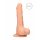 RealRock Dong 8 - Dildo realista com escroto (20cm) - Neutro