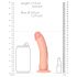 RealRock - Dildo realístico de ventosa 15,5cm (natural)