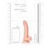 RealRock - Dildo realista com ventosa 15,5cm (natural)