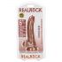 RealRock - Dildo Ventosa Realista 15,5cm (tom escuro)