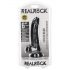 RealRock - Dildo Realista com Base - 15,5cm (Preto)