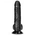 RealRock - Dildo Realista com Base - 15,5cm (Preto)