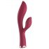 Raytech Rose - Vibrador à prova d'água com estimulador (vermelho)