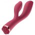 Raytech Rose - Vibrador à prova d'água com estimulador (vermelho)