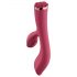 Raytech Rose - Vibrador à prova d'água com estimulador (vermelho)