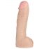 Doc Johnson Vac-U-Lock Hung 12 - Dildo realístico com testículos (neutro)