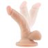 Doutor Skin 4 - Dildo realista com ventosa - Natural (12cm)